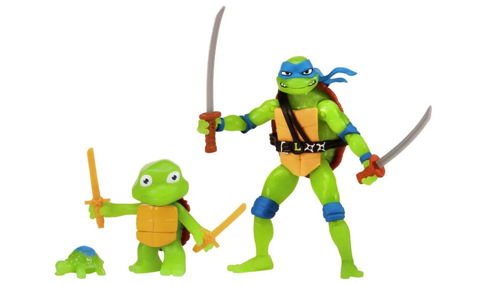 Teenage Mutant Ninja Turtles: Mutant Mayhem Actionfiguren 3er-Pack Leonardo Evolution 10 cm Image 4