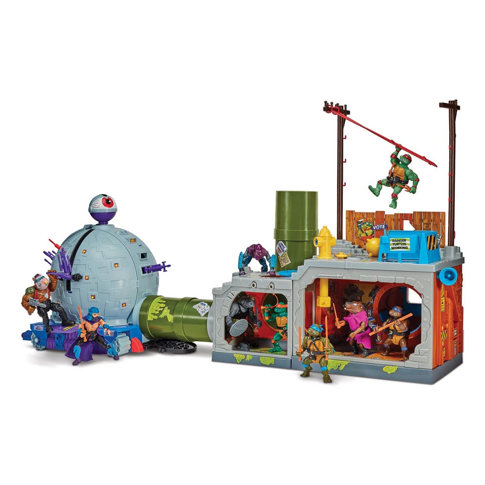 Teenage Mutant Ninja Turtles Gebäude Secret Sewer Lid Playset Mutant Module heo EU Exclusive 30 cm Image 3