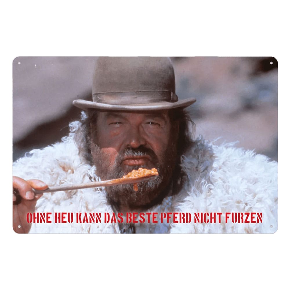 Bud Spencer Blechschild Bohnen 20 x 30 cm Image