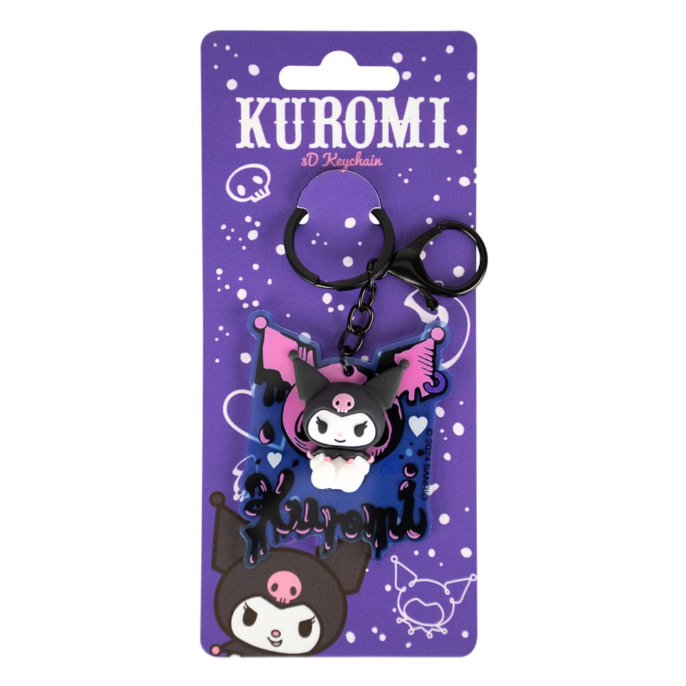 Sanrio 3D Acryl Schlüsselanhänger Kuromi Image 2