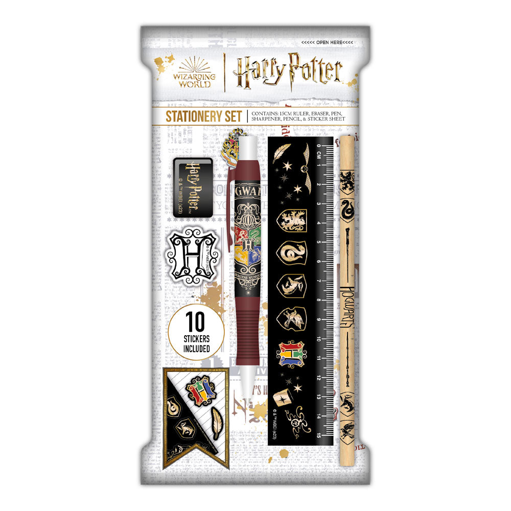 Harry Potter Schreibset Paper Pouch Colourful Crest Umkarton (6) Image