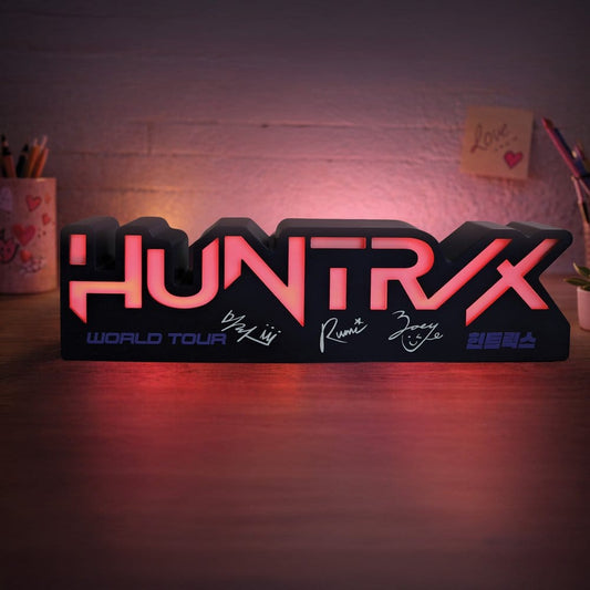 KPop Demon Hunters Lampe Huntr/x Logo Image 2