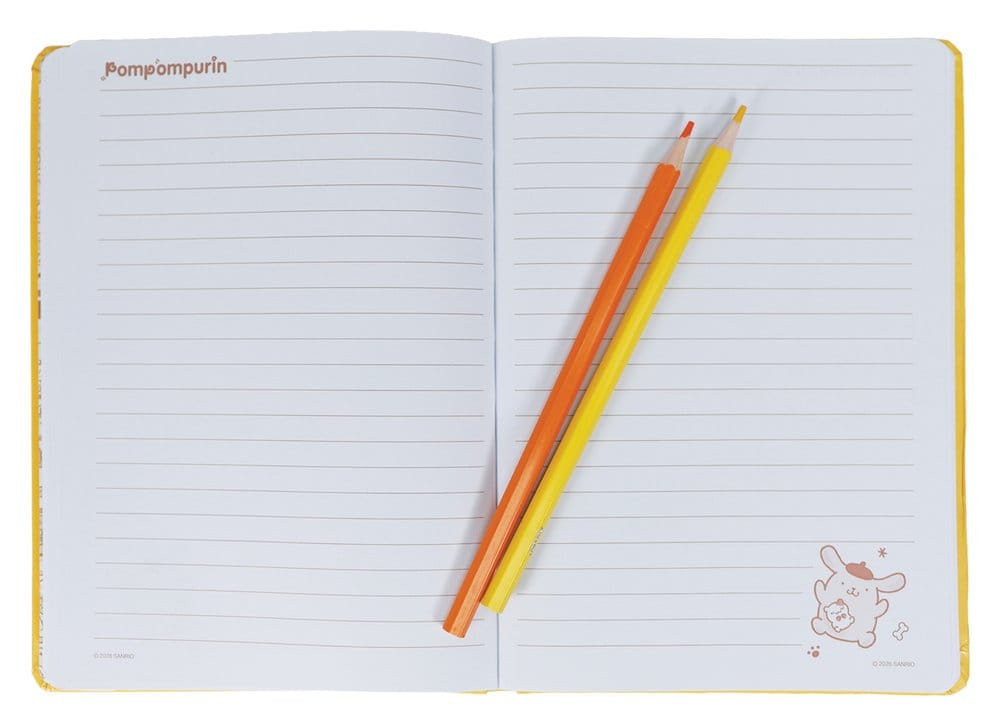 Sanrio A5 Notizbuch Pompompurin Image 2