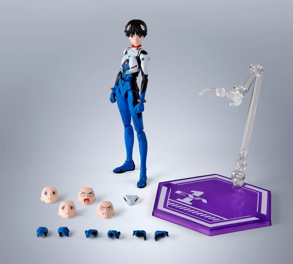 Evangelion S.H.Figuarts Actionfigur Shinji Ikari 14 cm Image 9