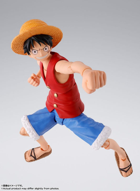 One Piece S.H. Figuarts Actionfigur Monkey D. Luffy Romance Dawn 15 cm Image 2