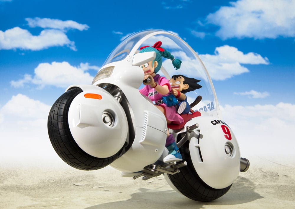 Dragon Ball S.H. Figuarts Fahrzeug mit Figur Bulma's Motorcycle Hoipoi Capsule No. 9 17 cm Image 6