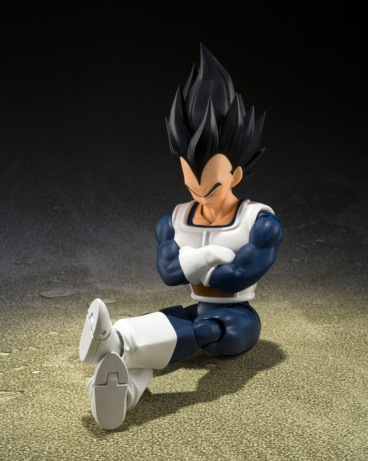 Dragon Ball S.H. Figuarts Actionfigur Vegeta Old Battle Clothes 14 cm Image 2