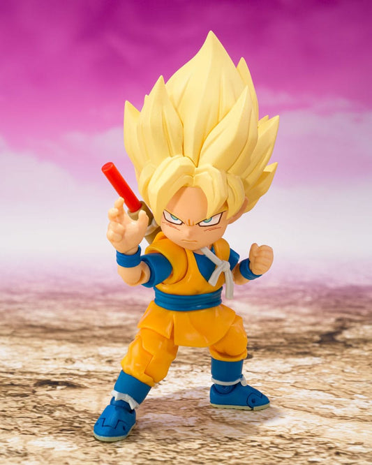 Dragon Ball S.H.Figuarts Actionfigur Super Saiyan Son Goku (mini) Daima 8 cm Image 2