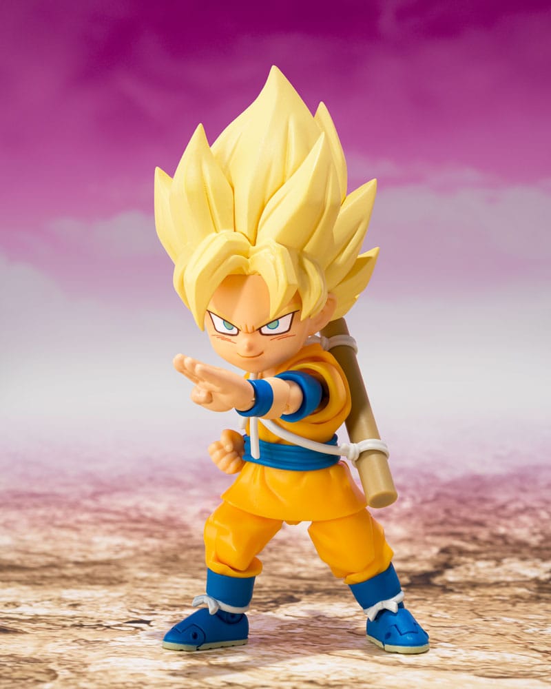 Dragon Ball S.H.Figuarts Actionfigur Super Saiyan Son Goku (mini) Daima 8 cm Image 8
