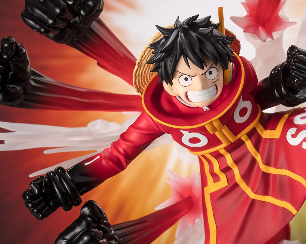 One Piece Figuarts ZERO Extra Battle PVC Statue Monkey D. Luffy -Gum Gum Hawk Gatling- 19 cm Image 5
