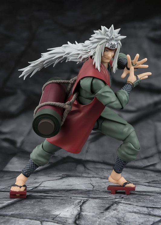 Naruto S.H.Figuarts Actionfigur Jiraiya Hidden Leaf Heroic Master Sage (Sage Mode Set) 17 cm Image 2
