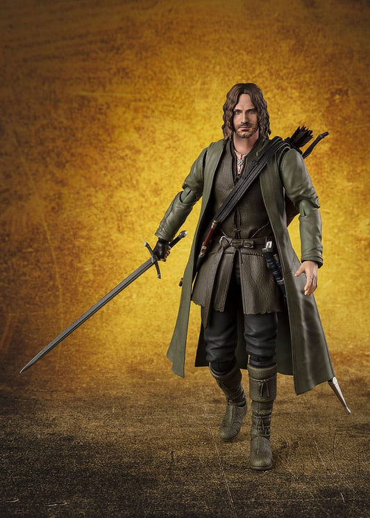 Herr der Ringe S.H. Figuarts Actionfigur Aragorn 16 cm Image 2