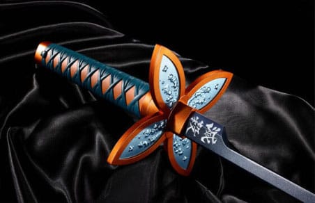Demon Slayer: Kimetsu no Yaiba Proplica Replik 1/1 Nichirin Schwert (Shinobo Kocho) 88 cm Image 4