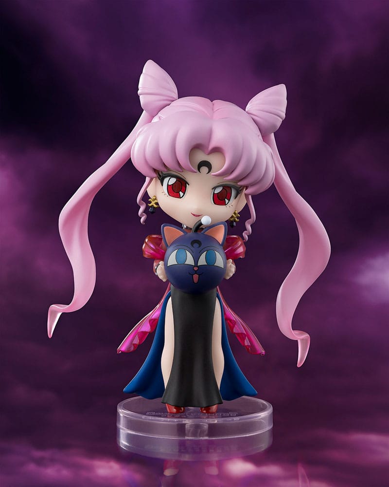 Pretty Guardian Sailor Moon R mini Actionfigur Black Lady 9 cm Image 5