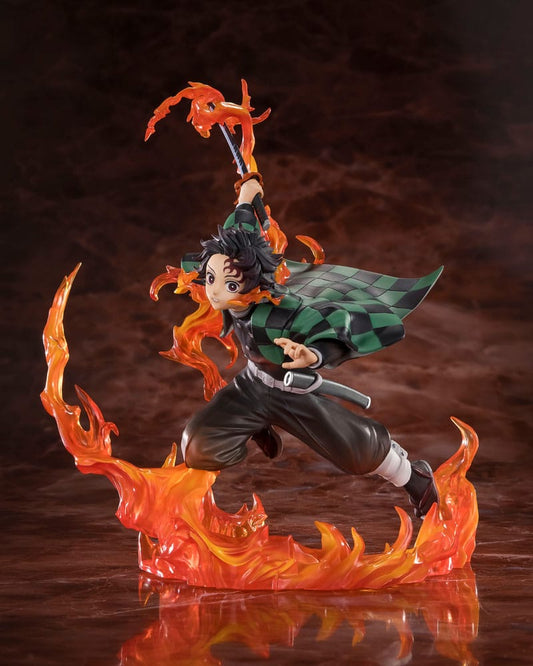Demon Slayer: Kimetsu no Yaiba FiguartsZERO PVC Statue Kamado Tanjiro (Kyojuro Rengoku's Sword Guard Ver.) 19 cm Image 2