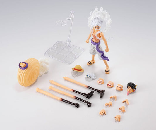 One Piece S.H.Figuarts Actionfigur Monkey D. Luffy Gear 5 -Future Island Egghead- 15 cm Image 2