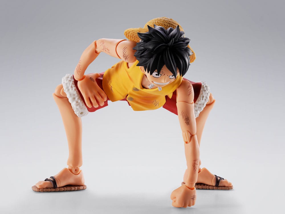 One Piece S.H.Figuarts Actionfigur Monkey D. Luffy Marineford 15 cm Image 3