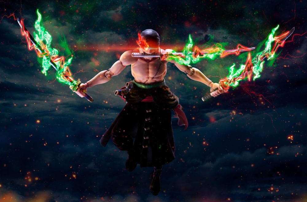 One Piece S.H.Figuarts Actionfigur Roronoa Zoro The King of Hell 15 cm Image 9