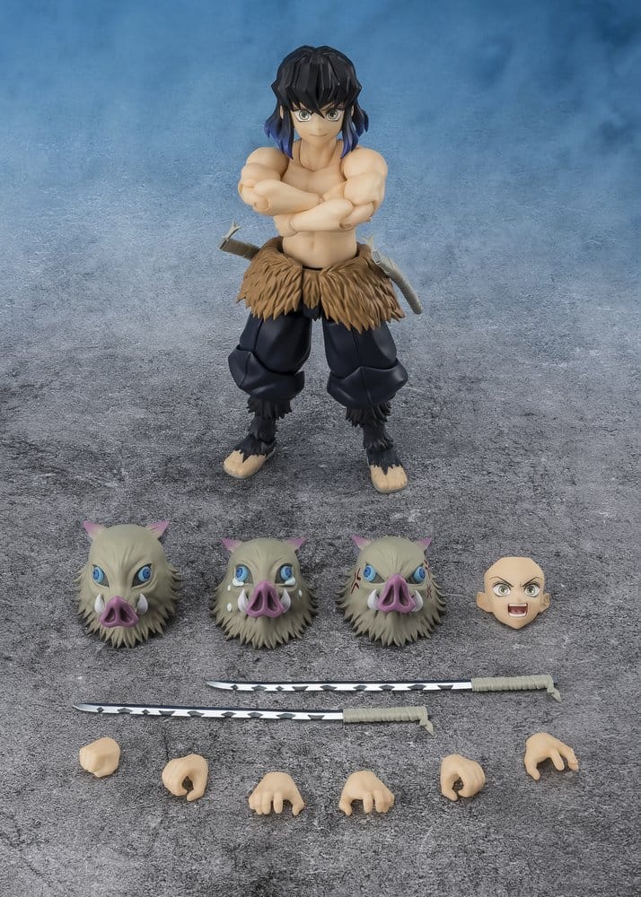 Demon Slayer: Kimetsu no Yaiba S.H. Figuarts Actionfigur Inosuke Hashibira 14 cm Image 7