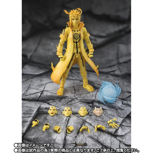 Naruto S.H.Figuarts Actionfigur Minato Namikaze (Kurama Link Mode) -Bond of Light That Shatters Darkness- 15 cm Image 2
