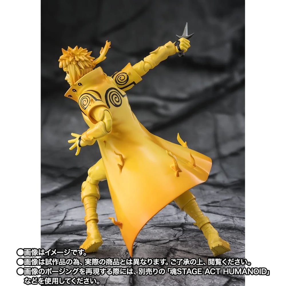 Naruto S.H.Figuarts Actionfigur Minato Namikaze (Kurama Link Mode) -Bond of Light That Shatters Darkness- 15 cm Image 4