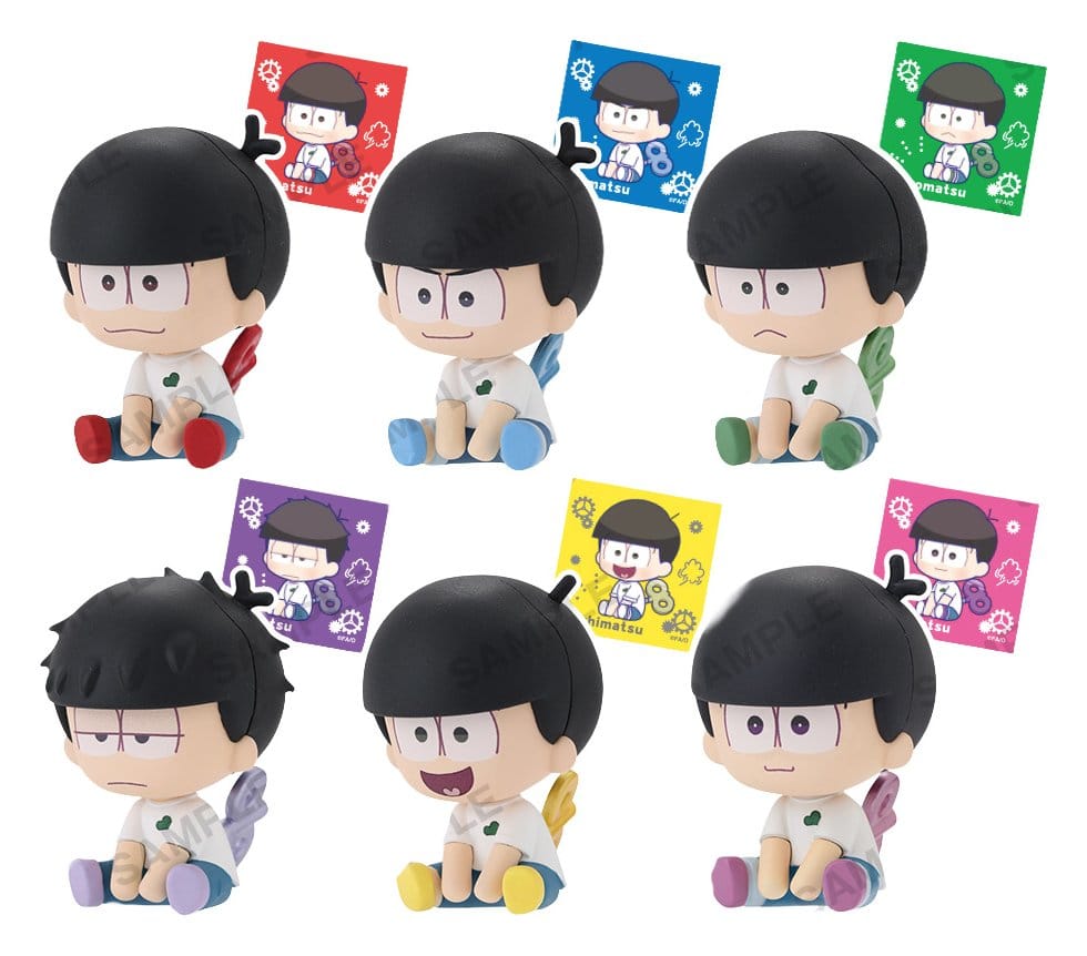 Osomatsu-san PVC Figuren Blind Box 8er-Pack Petatto Clockwork Box Ver. 5 cm Image