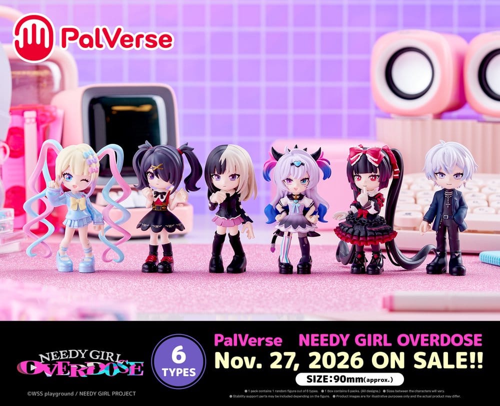Needy Girl Overdose PalVerse Minifiguren Blind Box Display (6) Image 18