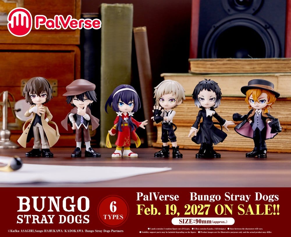 Bungo Stray Dogs PalVerse Minifiguren Blind Box Display (6) Image 18
