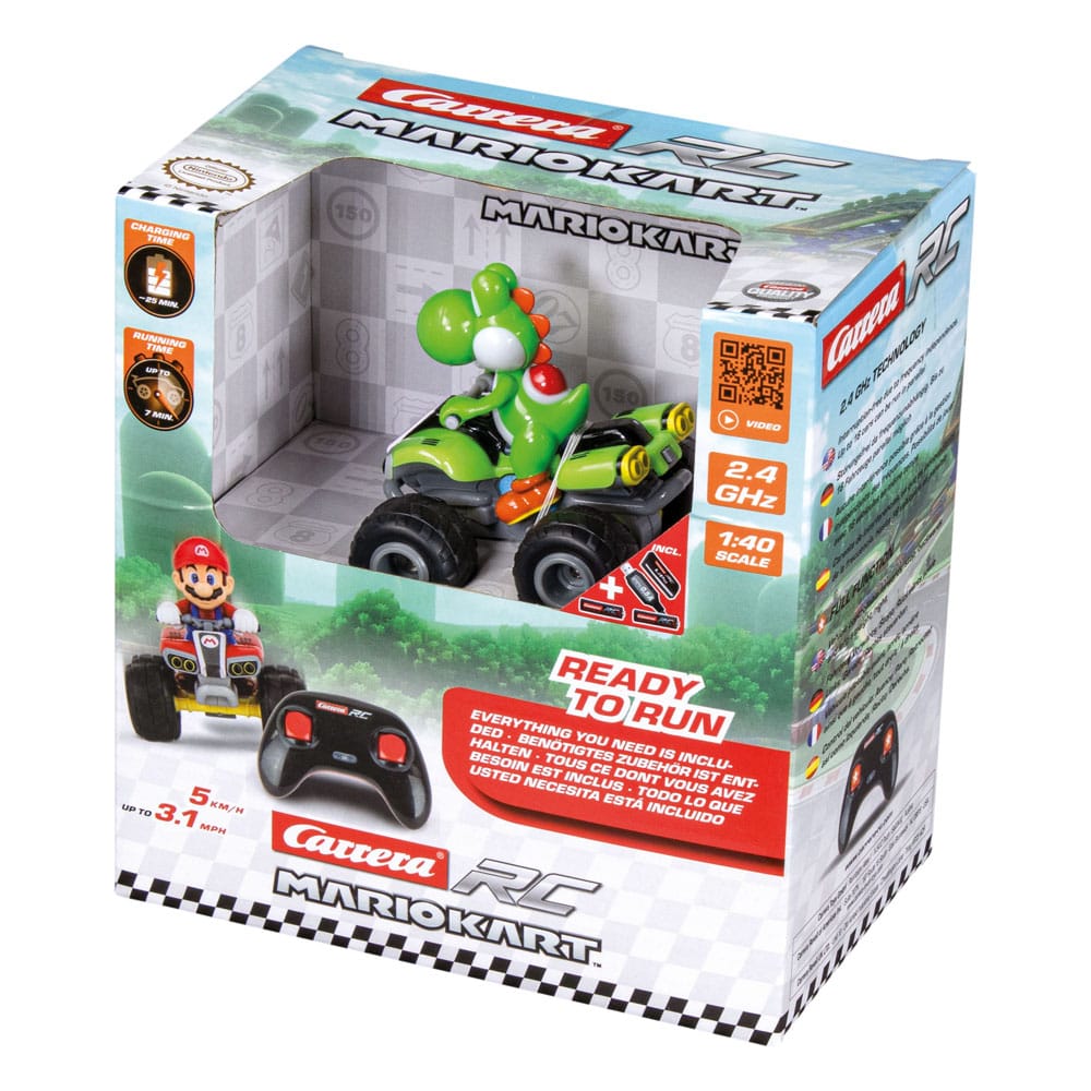 Super Mario Kart RC Ferngesteuertes Quad 1/40 2,4GHz Yoshi Image 14