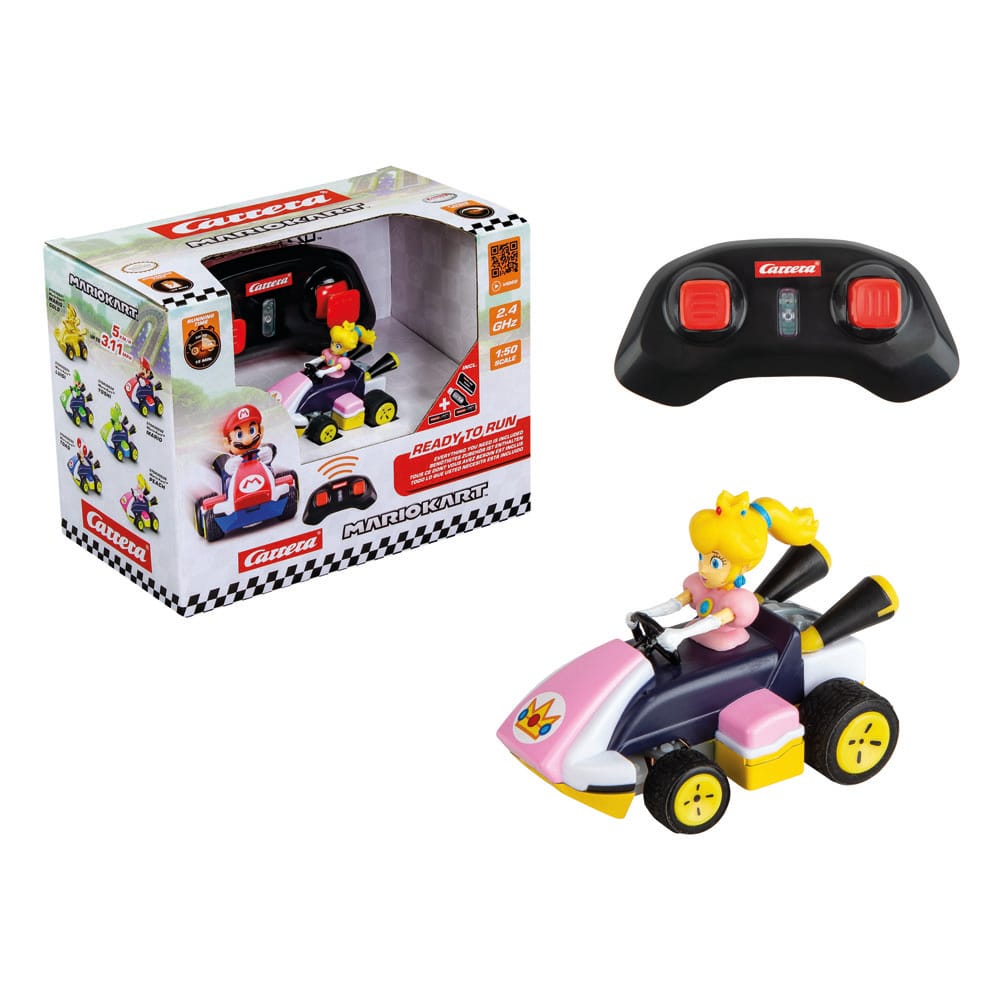 Super Mario Kart RC Ferngesteuertes Auto 1/50 2,4GHz Mini Peach Image 2