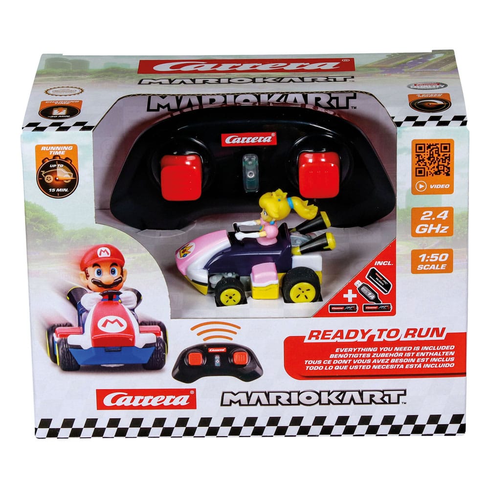 Super Mario Kart RC Ferngesteuertes Auto 1/50 2,4GHz Mini Peach Image 11