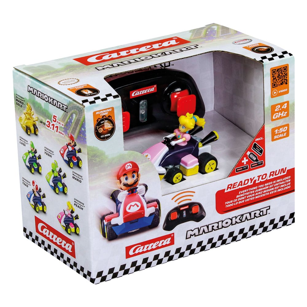 Super Mario Kart RC Ferngesteuertes Auto 1/50 2,4GHz Mini Peach Image 12