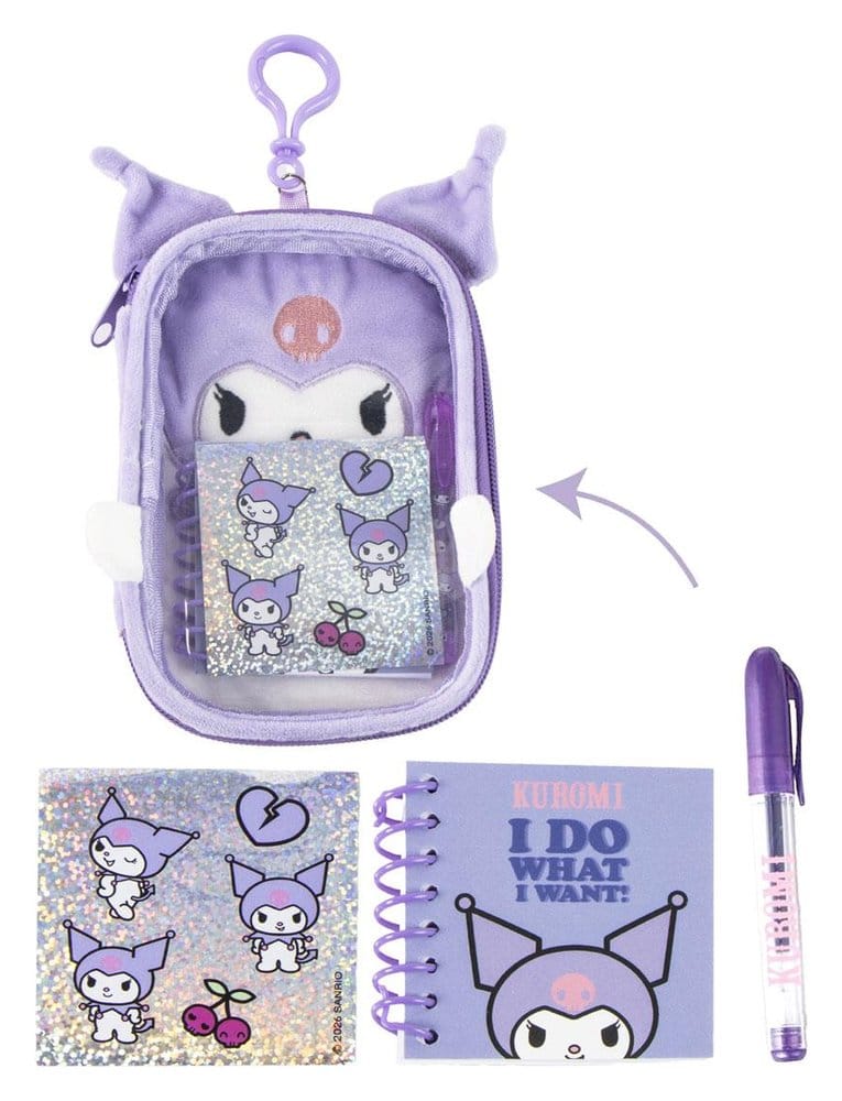 Sanrio Plüsch Schreibwaren-Set Kuromi Image