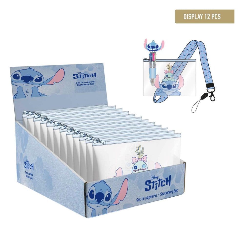 Disney Schreibwaren-Set mit Anhänger Stitch Display (12) Image