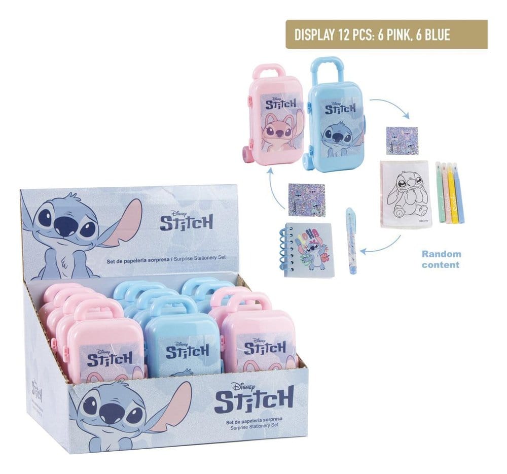 Disney Schreibwaren-Set Stitch Blind Box Display (12) Image