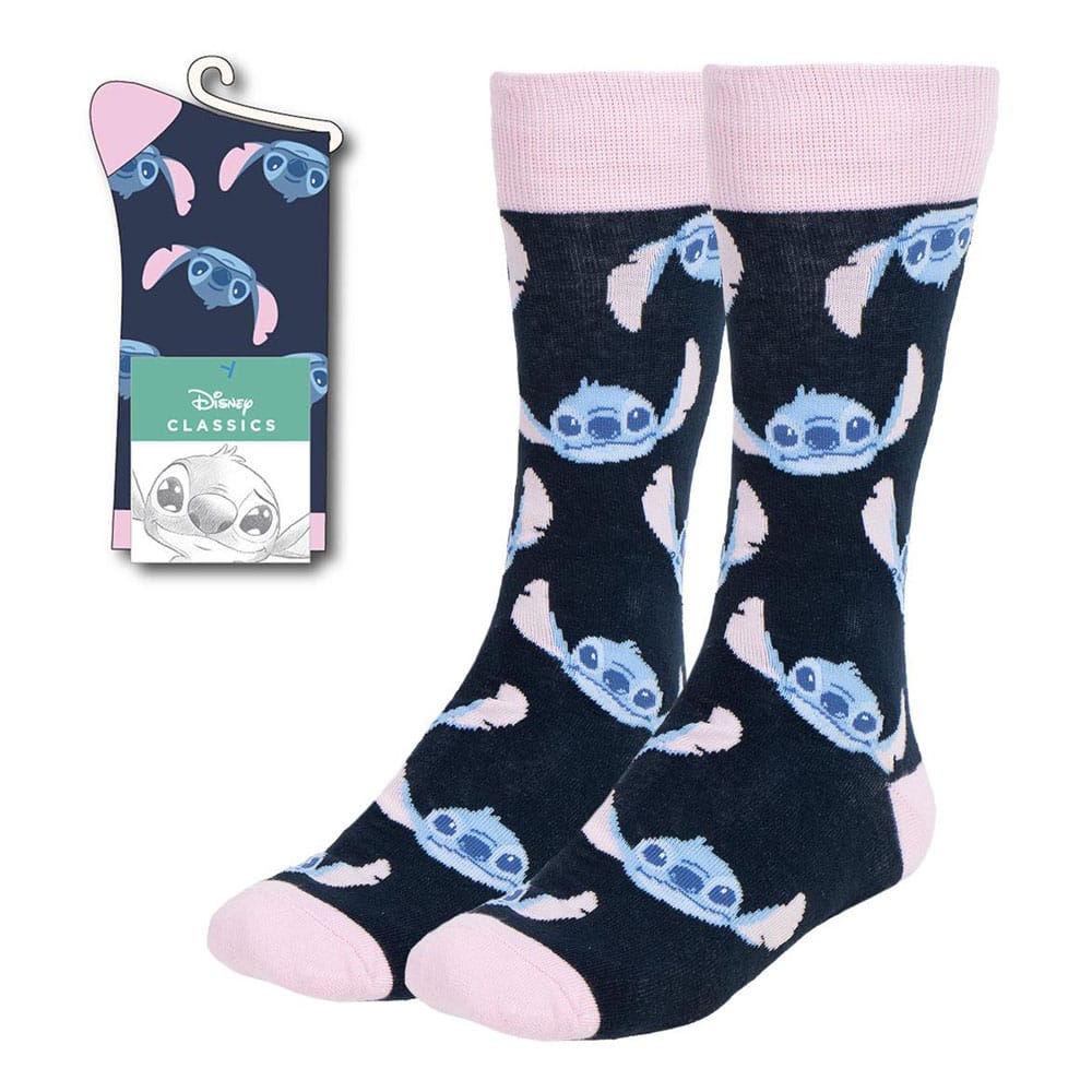 Lilo & Stitch Socken Stitch´s Face Rosa 36-43 Image