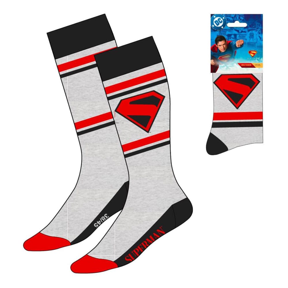DC Comics Socken Superman Logo Grey 38-45 Image