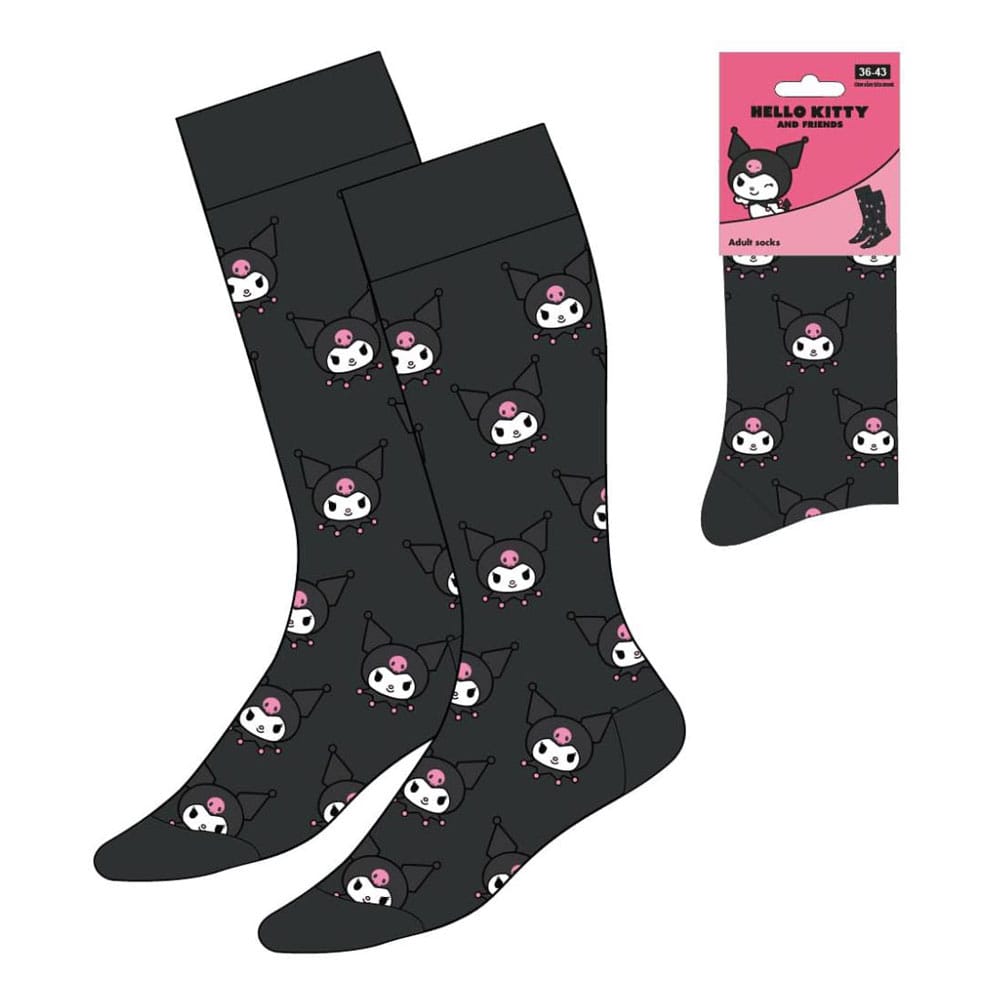 Sanrio Socken Kuromi Face 36-43 Image