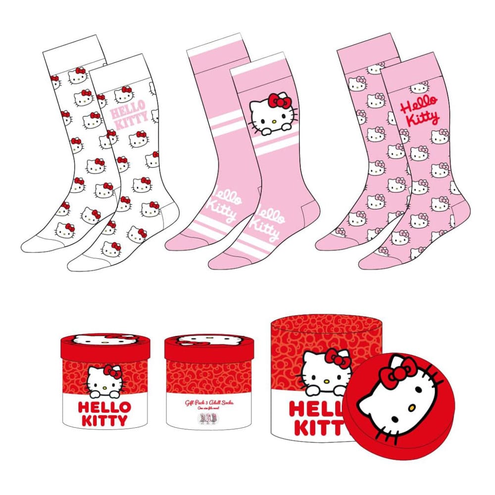 Sanrio Socken 3er-Pack Hello Kitty 36-43 Image
