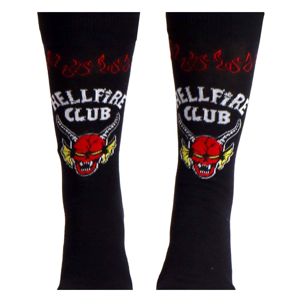 Stranger Things Socken Hellfire Club Black 38-45 Image 3