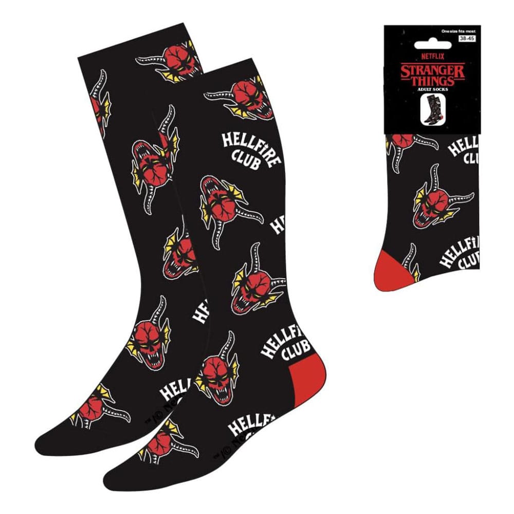 Stranger Things Socken Hellfire Club AOP 38-45 Image