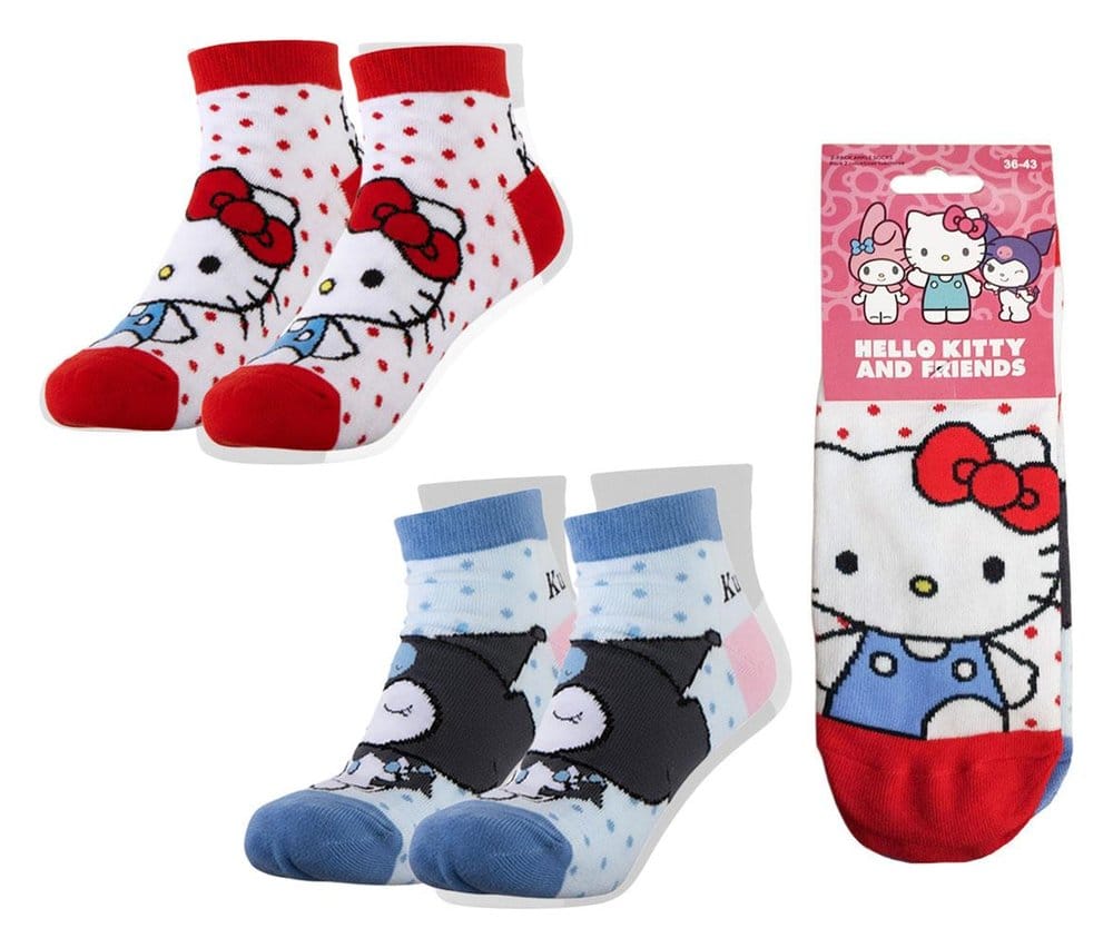Sanrio Socken 2er-Pack Hello Kitty Short 36-43 Image