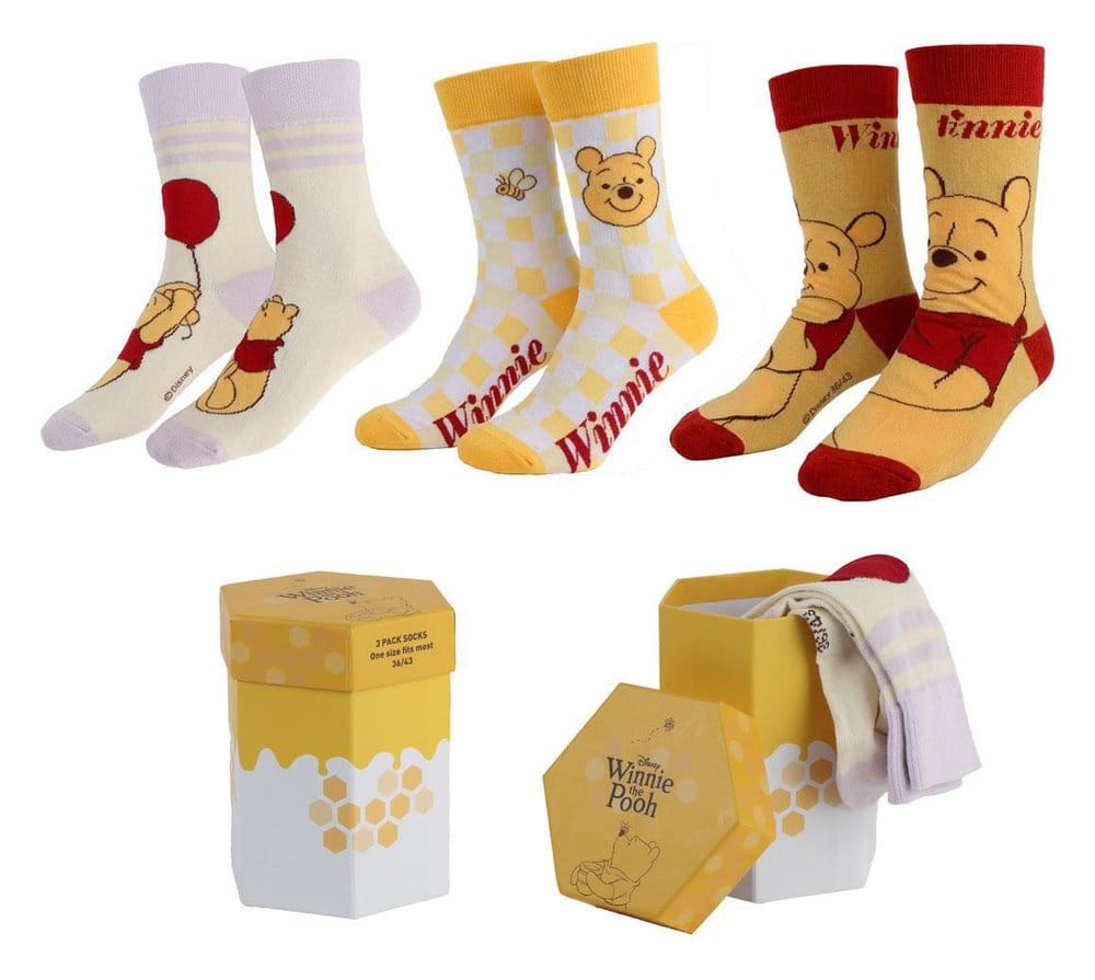 Winnie Puuh Socken 3er-Pack 36-43 Image
