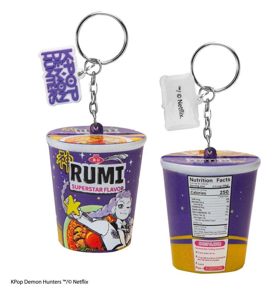 KPop Demon Hunters Squishy Schlüsselanhänger Rumi Superstar Flavor Noodles Image 3