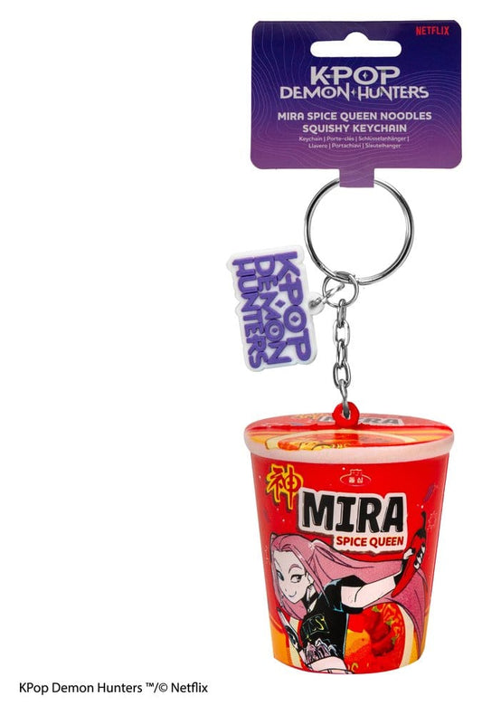KPop Demon Hunters Squishy Schlüsselanhänger Mira Spice Queen Noodles Image 2