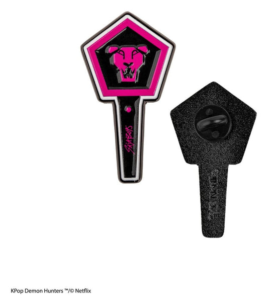 KPop Demon Hunters Pin Saja Boys Light Stick Image 2