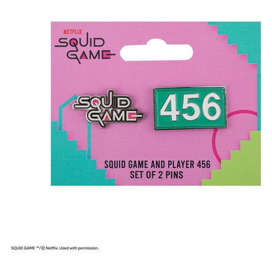 Squid Game Ansteck-Pins 2er-Pack Squid Game & Player 456 Image 2