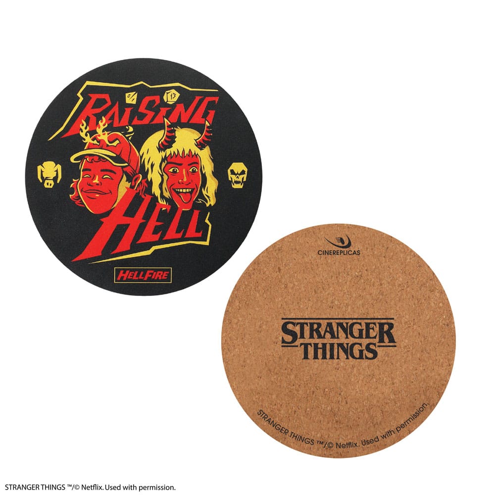 Stranger Things Untersetzer 4er-Pack Hellfire Club Image 4