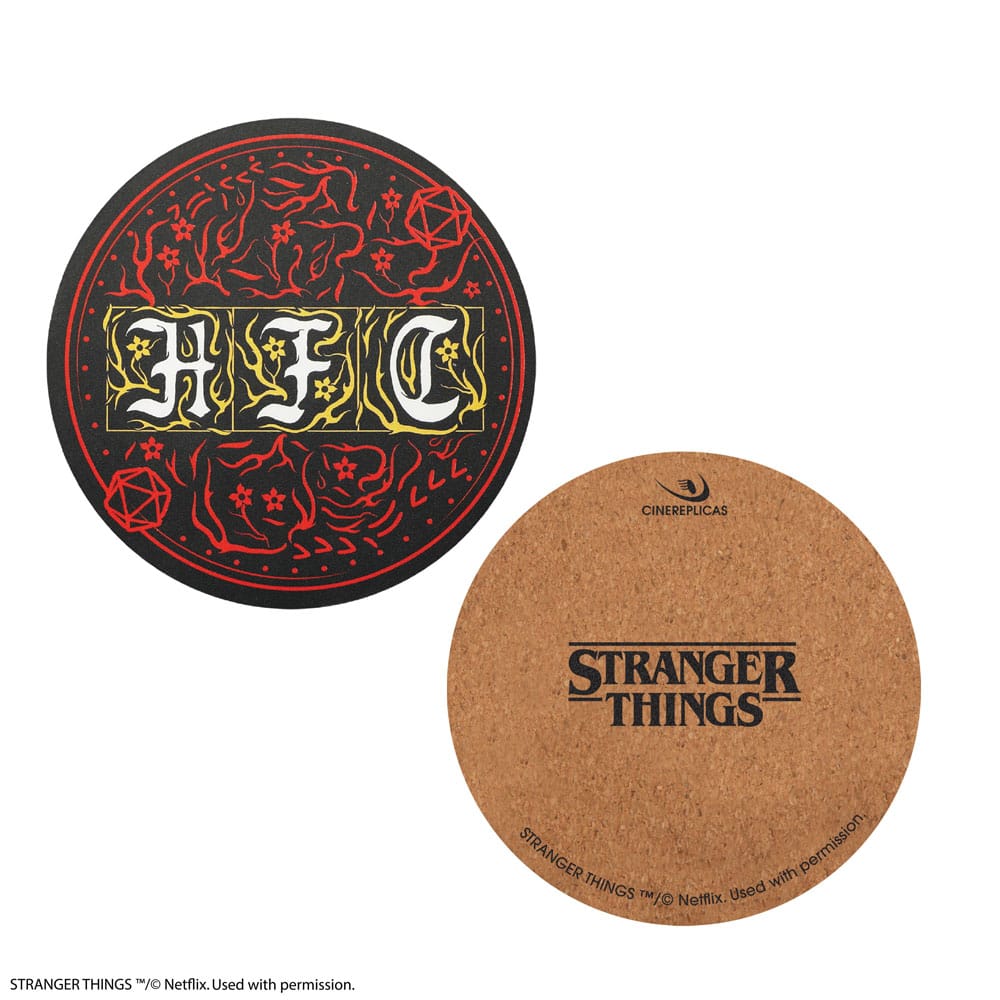Stranger Things Untersetzer 4er-Pack Hellfire Club Image 7