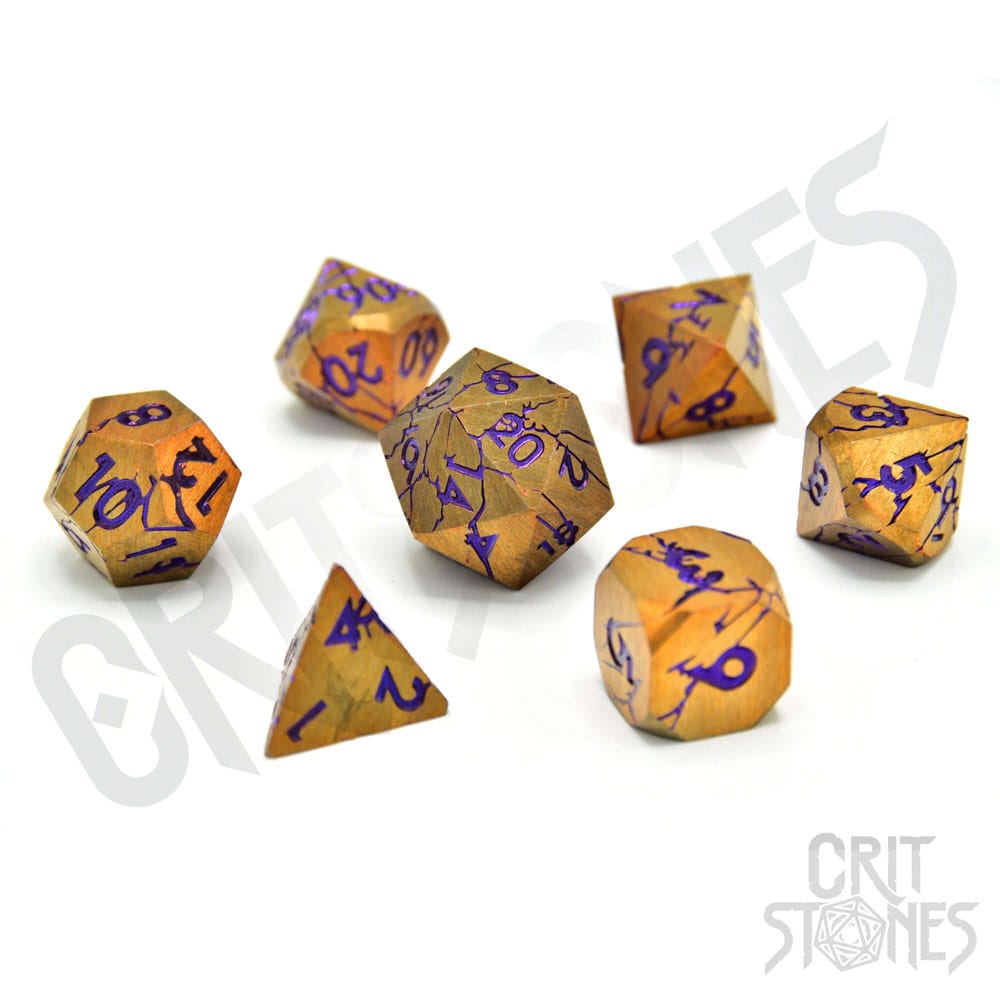 CritStones Metal Würfel Set Shattered Sigils (7) Image 1